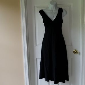 Catherine Melandrino Midi Dress silk/ wool sz 2 XS